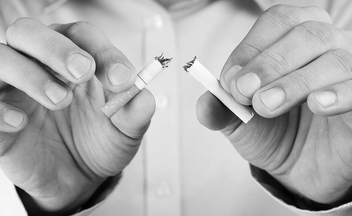 Rexeitamento de fumar con prostatite