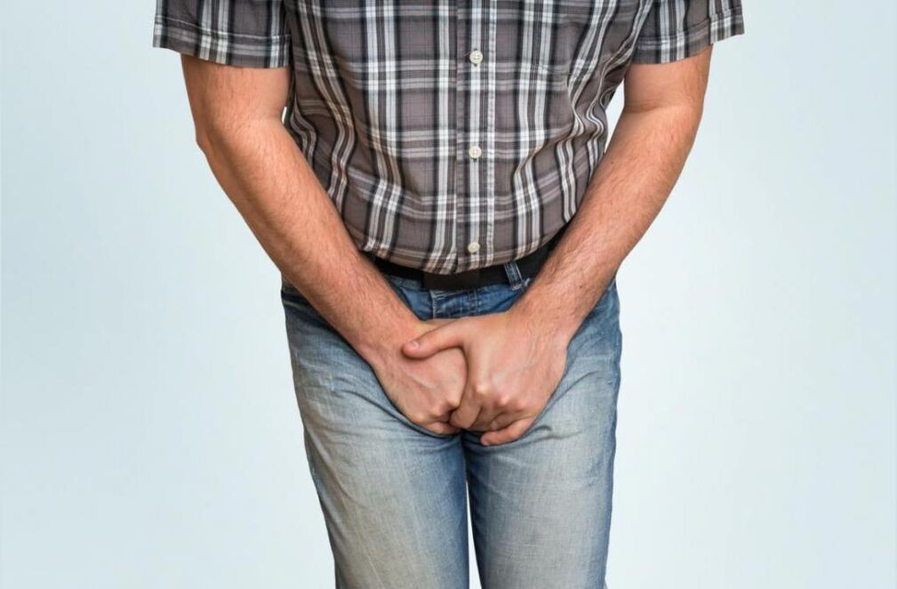 Dor na ingle na prostatite crónica